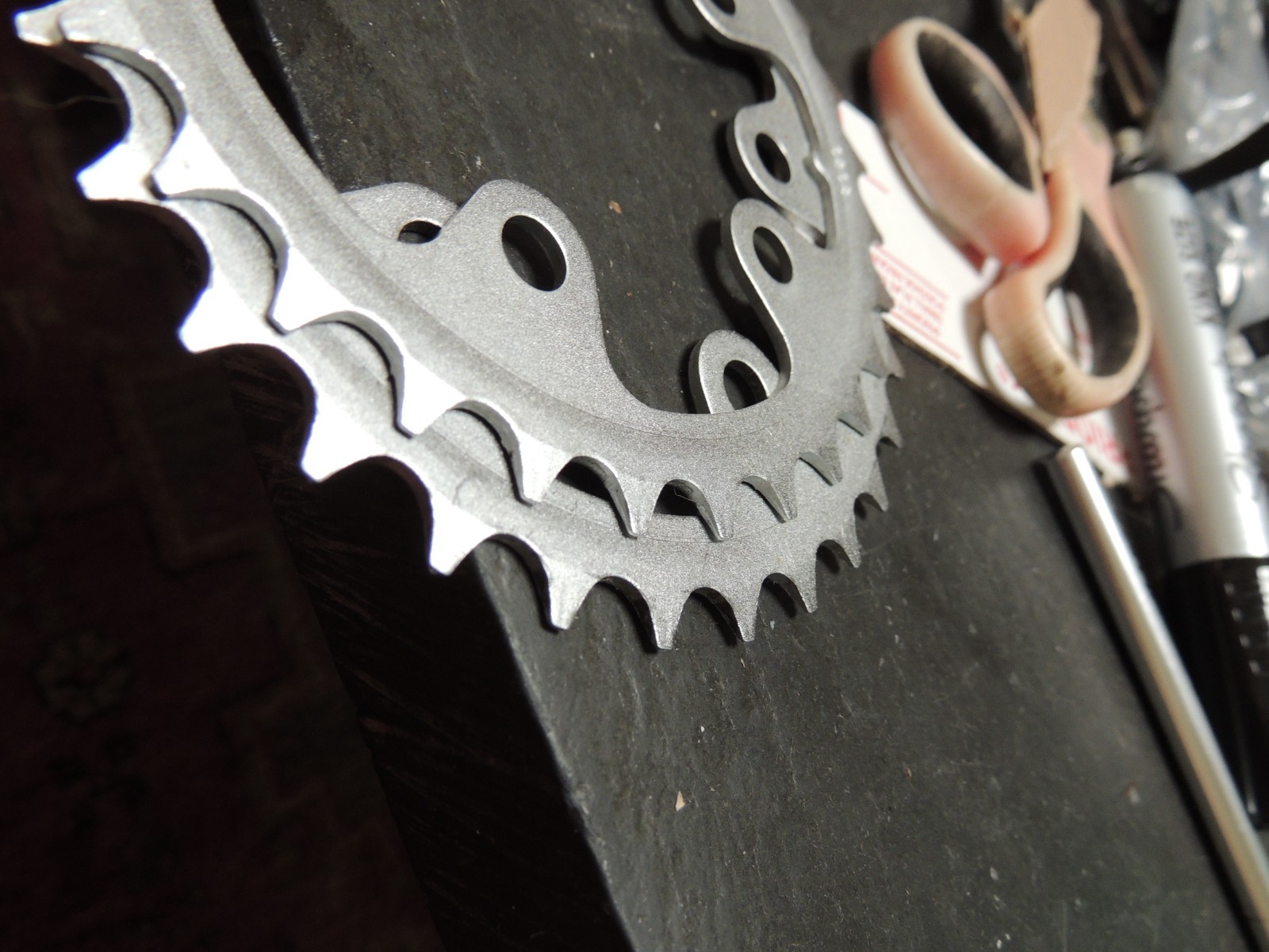TWO Vintage Chainrings 74mm bcd 30t Stainless Steel Sram Shimano MTB ROAD