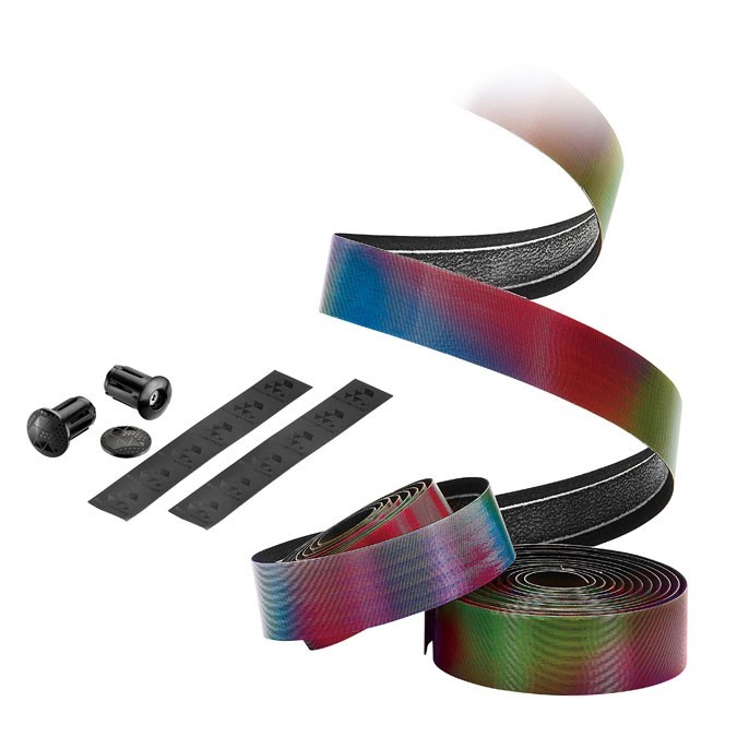 Ciclovation Halo Touch Handlebar Tape, Rainbow