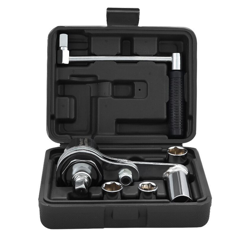 Hand Operated Power Wrench with 16:1 Gear Ratio and Black Silver Finish