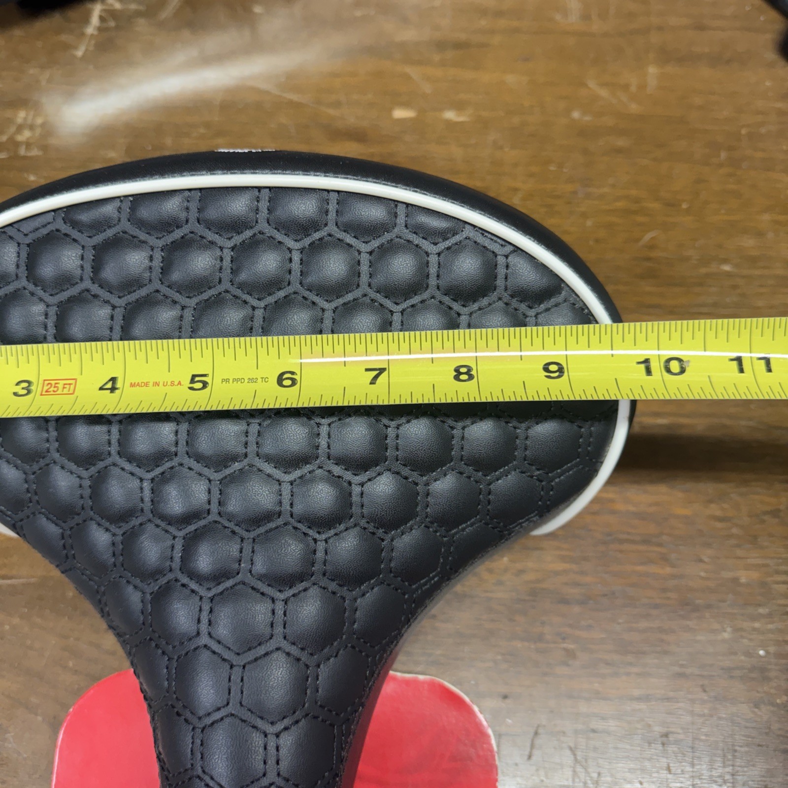 Schwinn Cruiser Bike Saddle Seat Foam Black/White Universal Fit SW76107-2