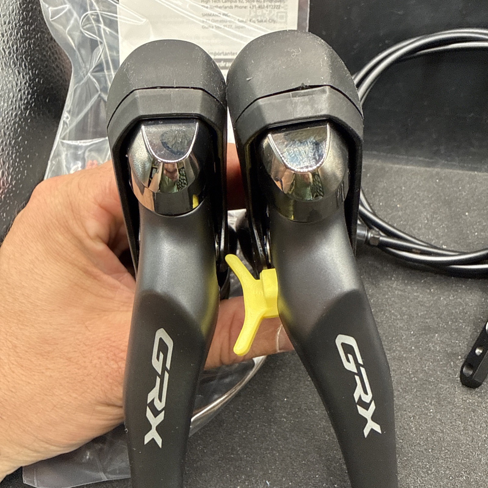 Shimano Grx Rx810 11 speed 2×11 Hydraulic Mechanical Disc Shifter Set 700/1700mm