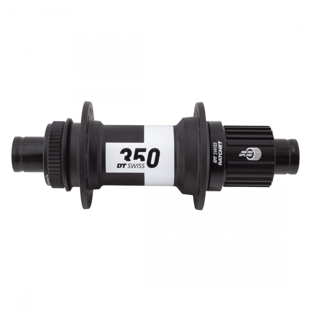 DT Swiss Alloy Rear 350 MTB Bicycle Hub, 28 Hole, 148mm, 36T, Black