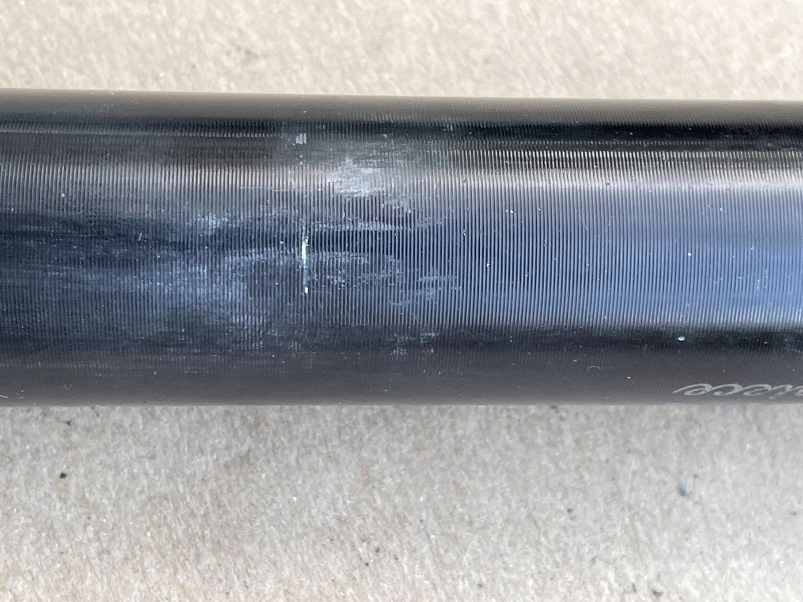 Black Thomson Masterpiece Seatpost SP-M107 31.6mm x 290mm (cut down from 350mm)
