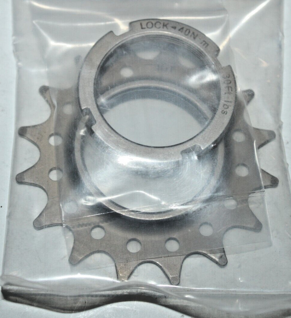Bicycle Track Cog 3/32 16t Chromoly Nickel TRSK SS Fixed Fixed Gear USA Shipper!