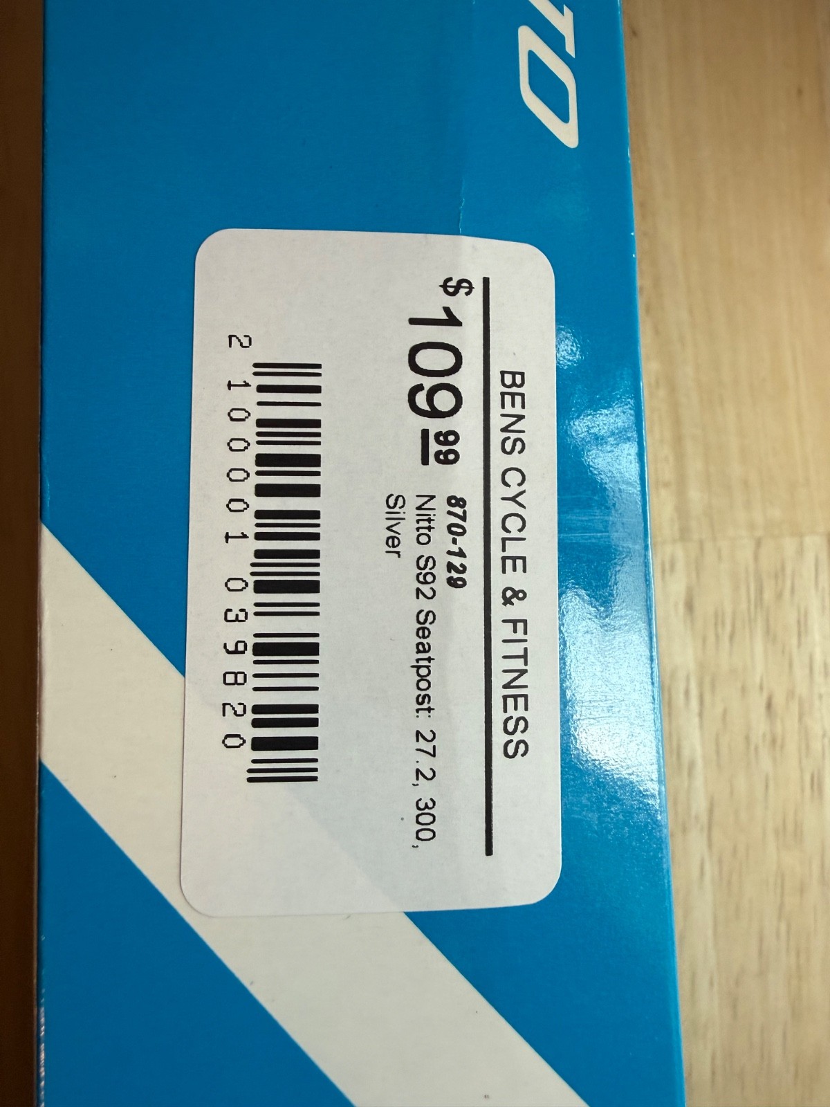 Nitto S92 27.2 300 MM Zero Offset Seatpost