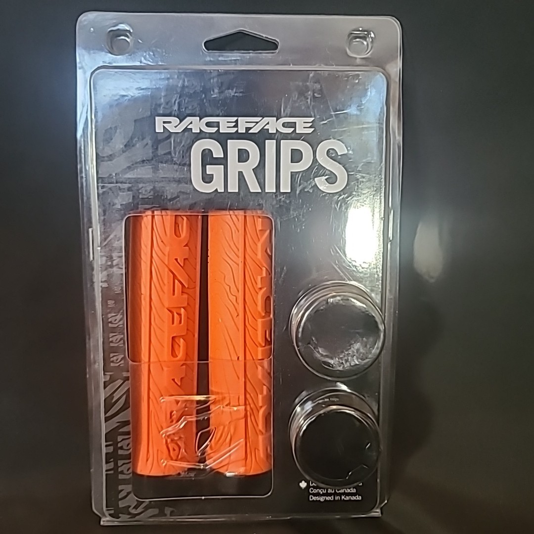 RaceFace Half Nelson Lock-On Grips – Orange