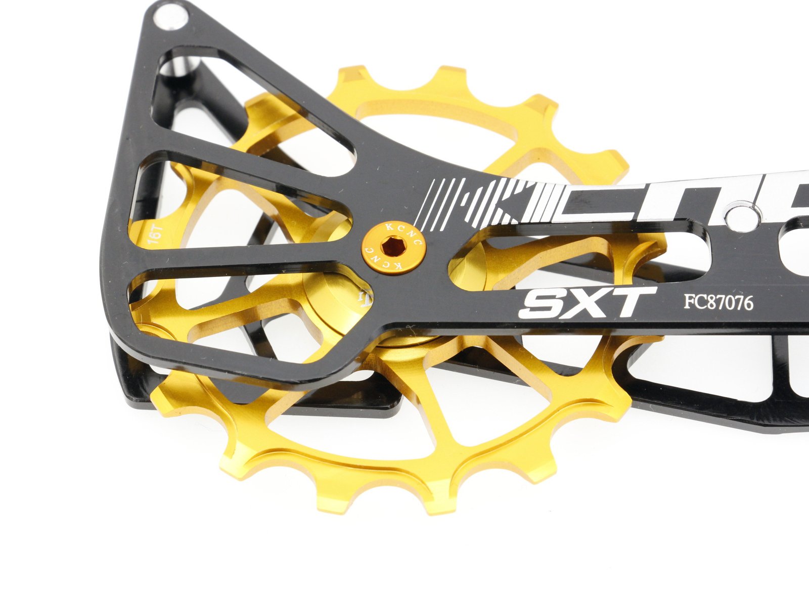 KCNC Sxt MTB Bike Oversized Pulley Wheel Cage For XTR M9000 XT M8000 In Gold