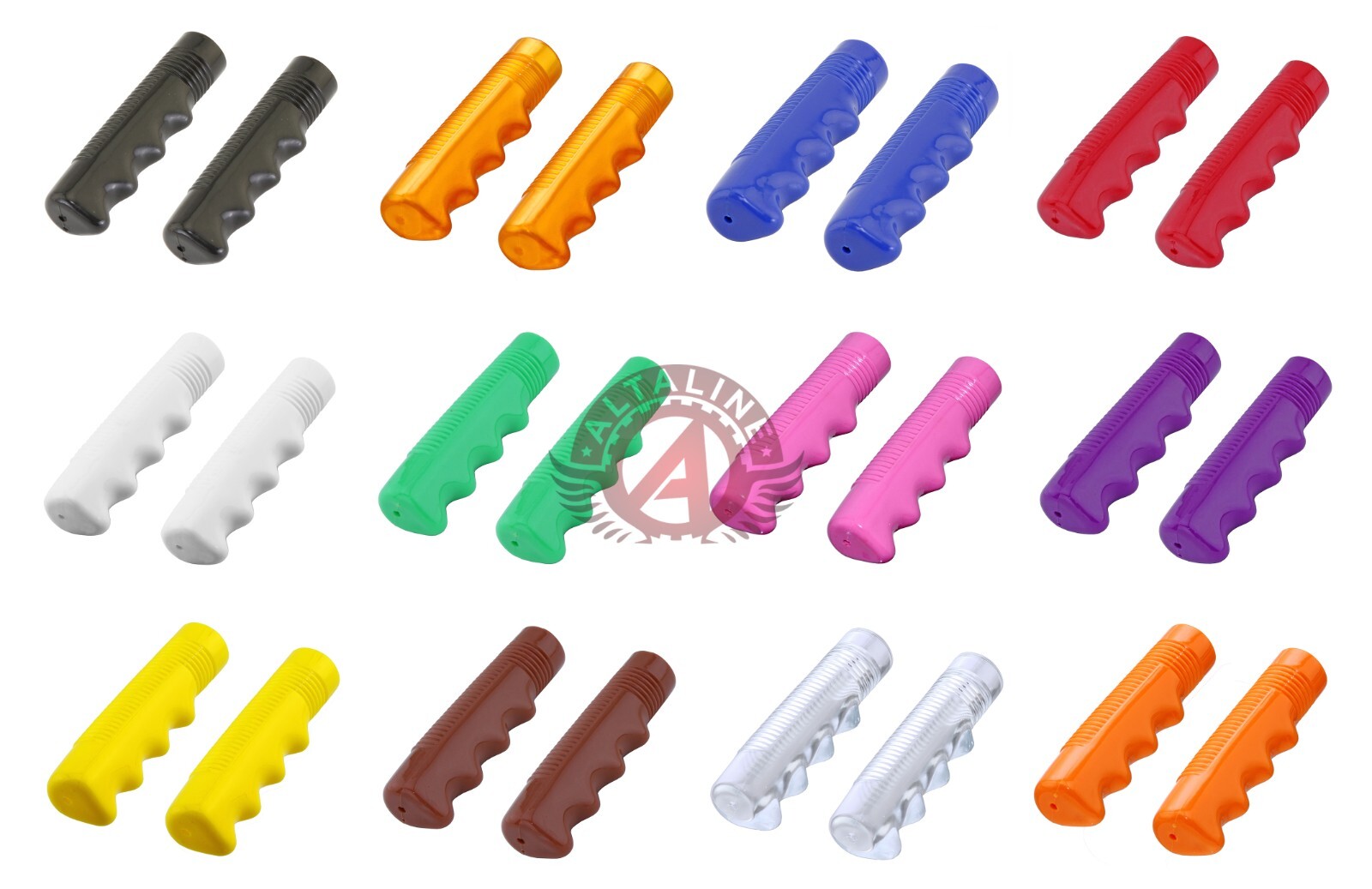 Lowrider Bicycle Handlebar Grips BMX Chopper Fixie Beach Cruiser Bike Grips.