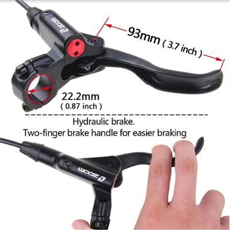 800mm/1400mm MTB Bicycle Left Front Right Rear Oil Pressure Hydraulic Disc Brake