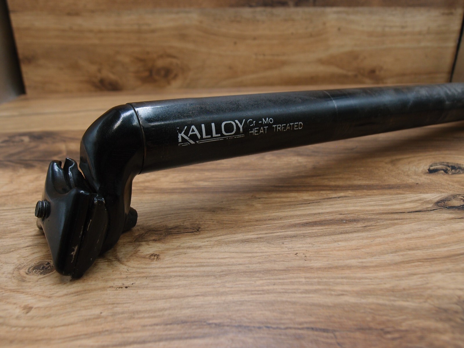 1990’s vintage plain seatpost Kalloy CRMO Heat Treated for MTB 31.6 mm