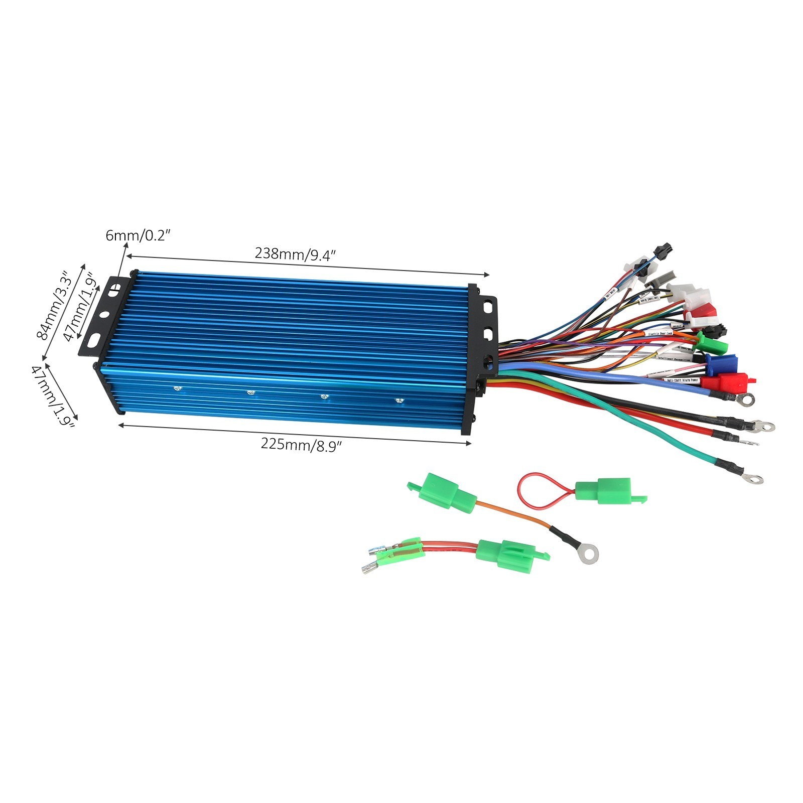 48V-64V 1000W-1800W Brushless 3 Speed Controller Throttle ATV Scooter Dirt Bike