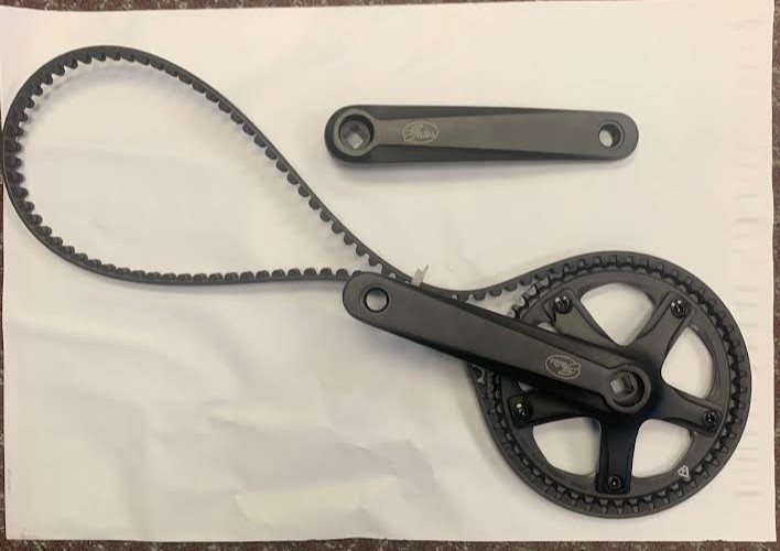 Gates Carbon Drive CDN Belt Drive (122T) Crankset w. Belt – 50t, 5-Bolt, 170mm