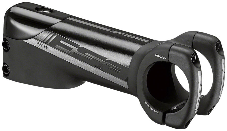 Full Speed Ahead ACR Stem Length 90mm Bar Clamp 31.8mm +/-6 Deg Black Aluminum