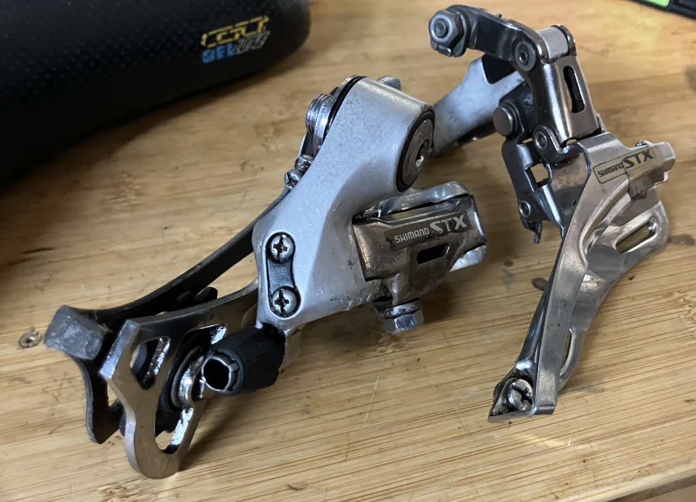 Vintage Shimano STX RD-MC30 FD-MC30 Derailleur Set 28.6mm MTB Japan A69