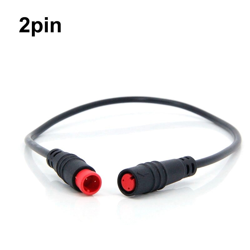 0.3m M8 2 3 5 Pin E-bike male to female M/F Ebike Cable Bicycle Waterproof