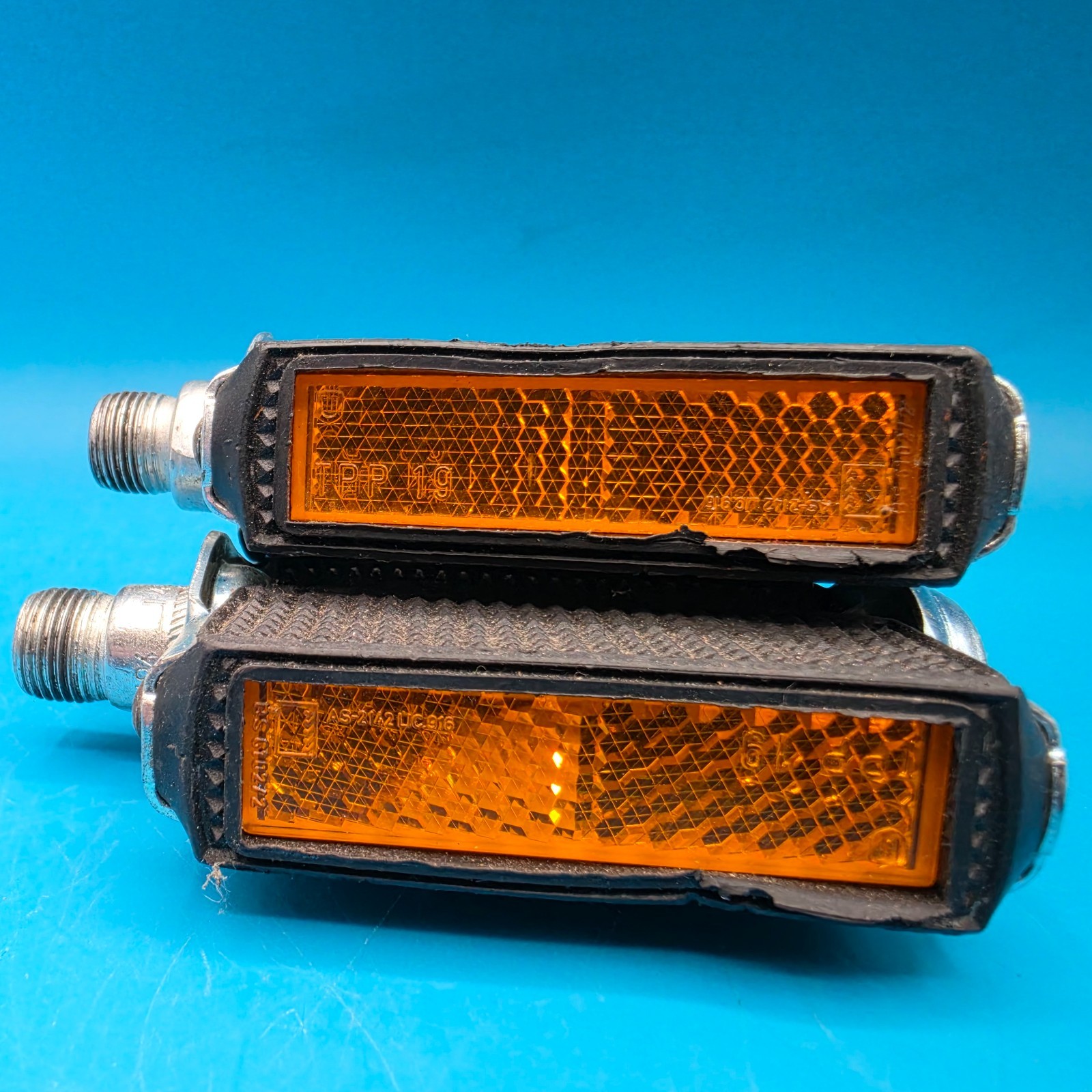 NOS Union Block Platform Pedal Set 9/16″ Made in Germany g20