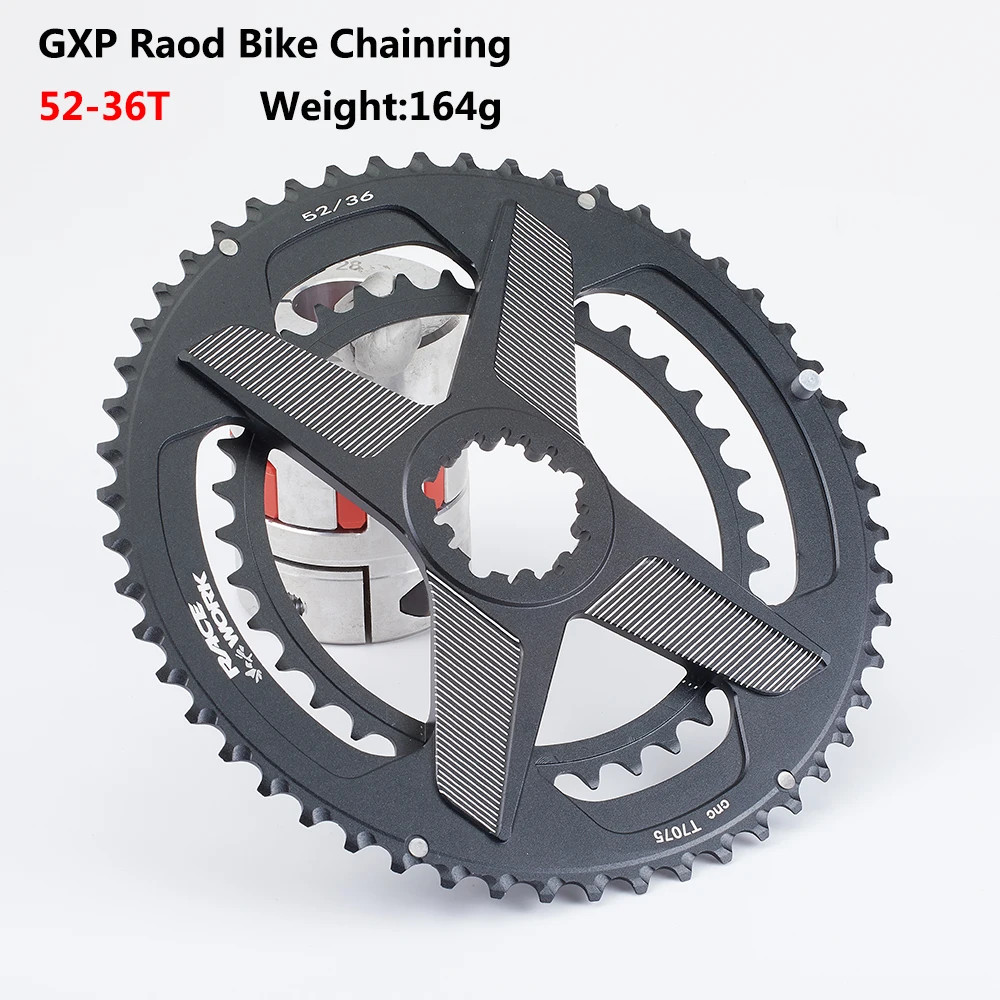 Road Bike Crankset 170mm Chainset Chain Wheel Shaft Bicycle Double Chainring