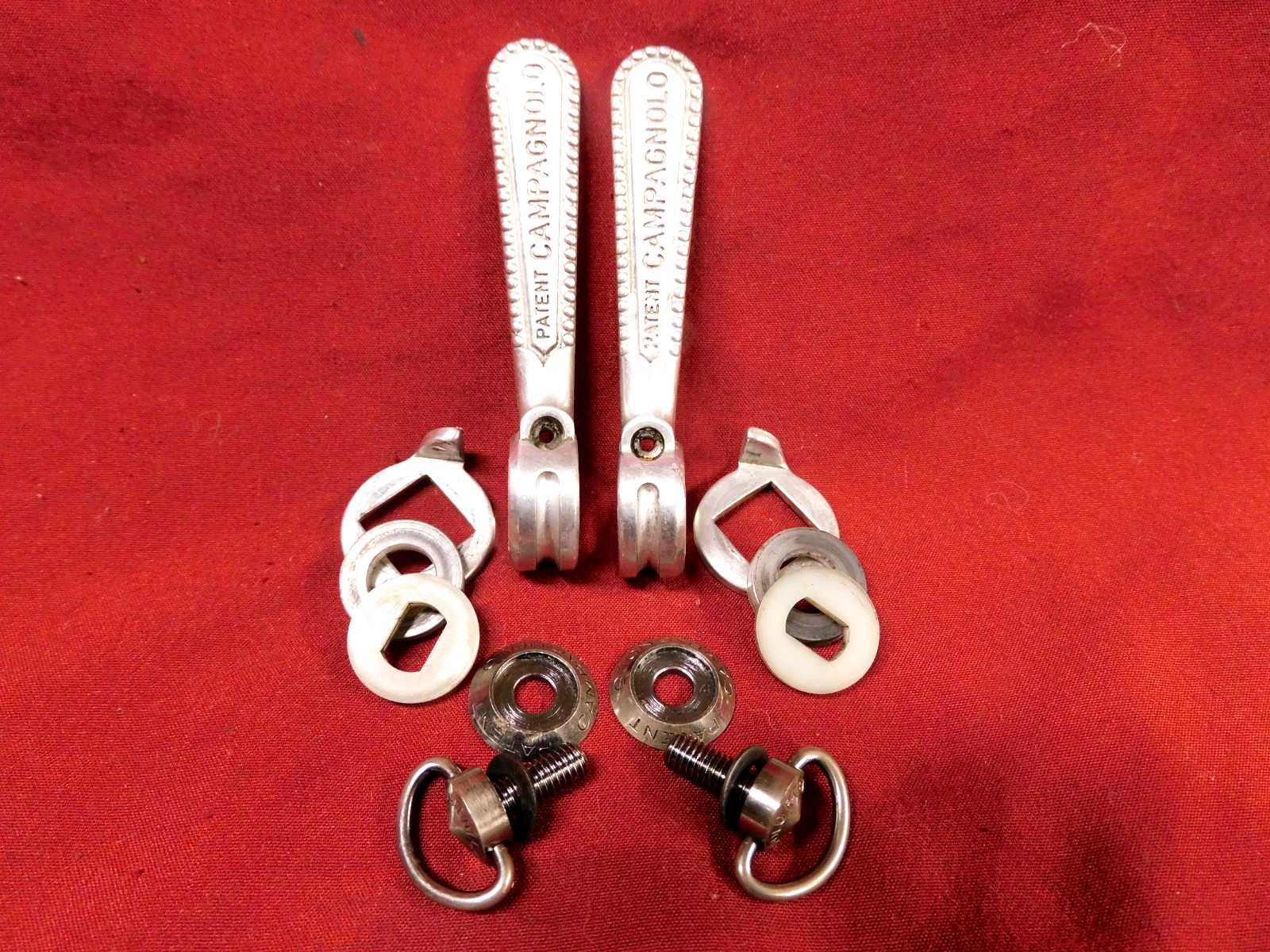 Excellent Early 1980’s Campagnolo #1013 Nuovo Super Record Shift Levers Braze-on
