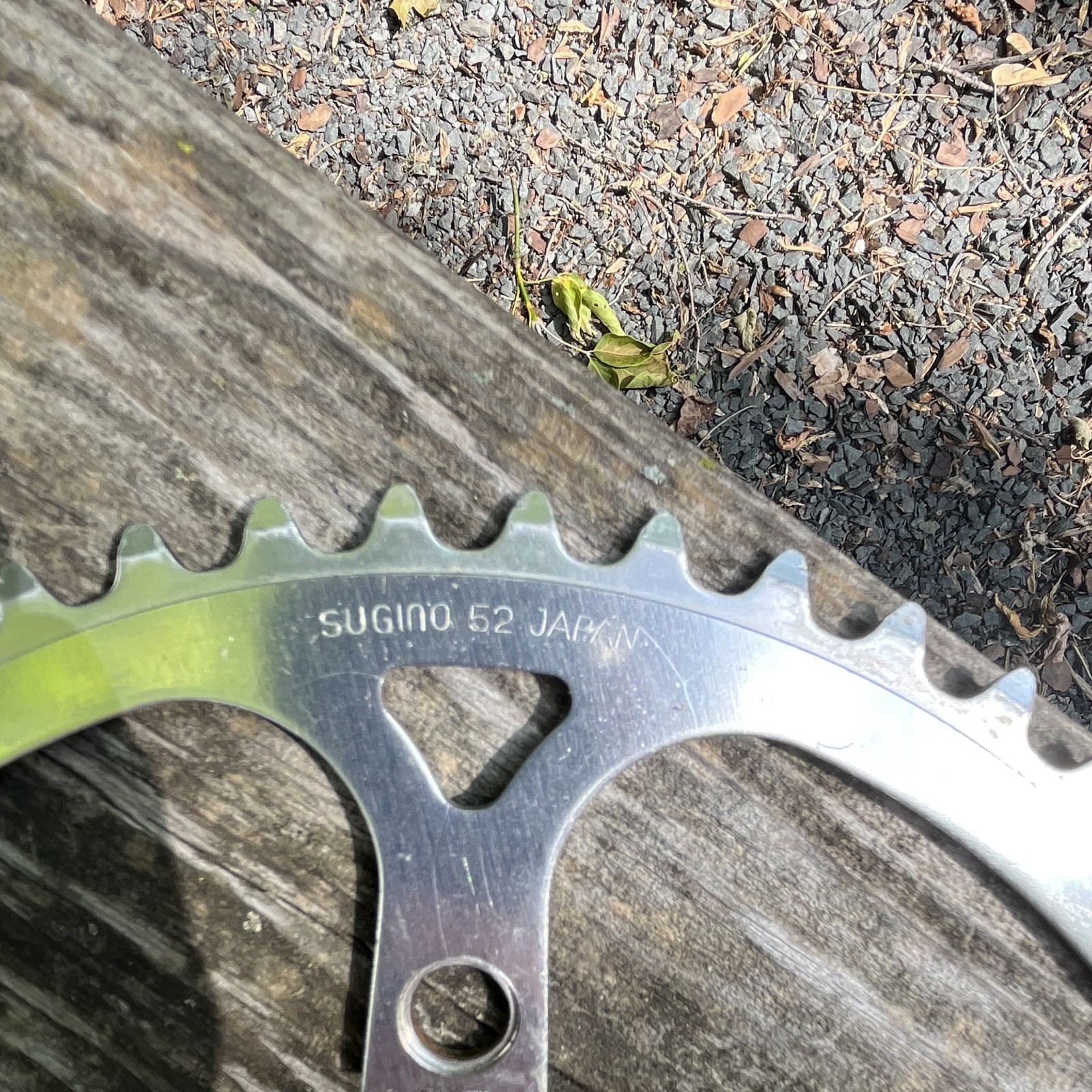 Vintage Sugino 52 Tooth Chainring 110 BCD Outer Chainring Road Bike Japan