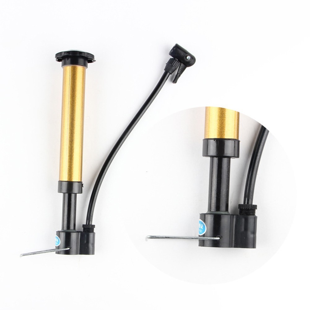 High Efficiency Portable Bike Pump for On-the-Go Tire Inflation and Ball Use