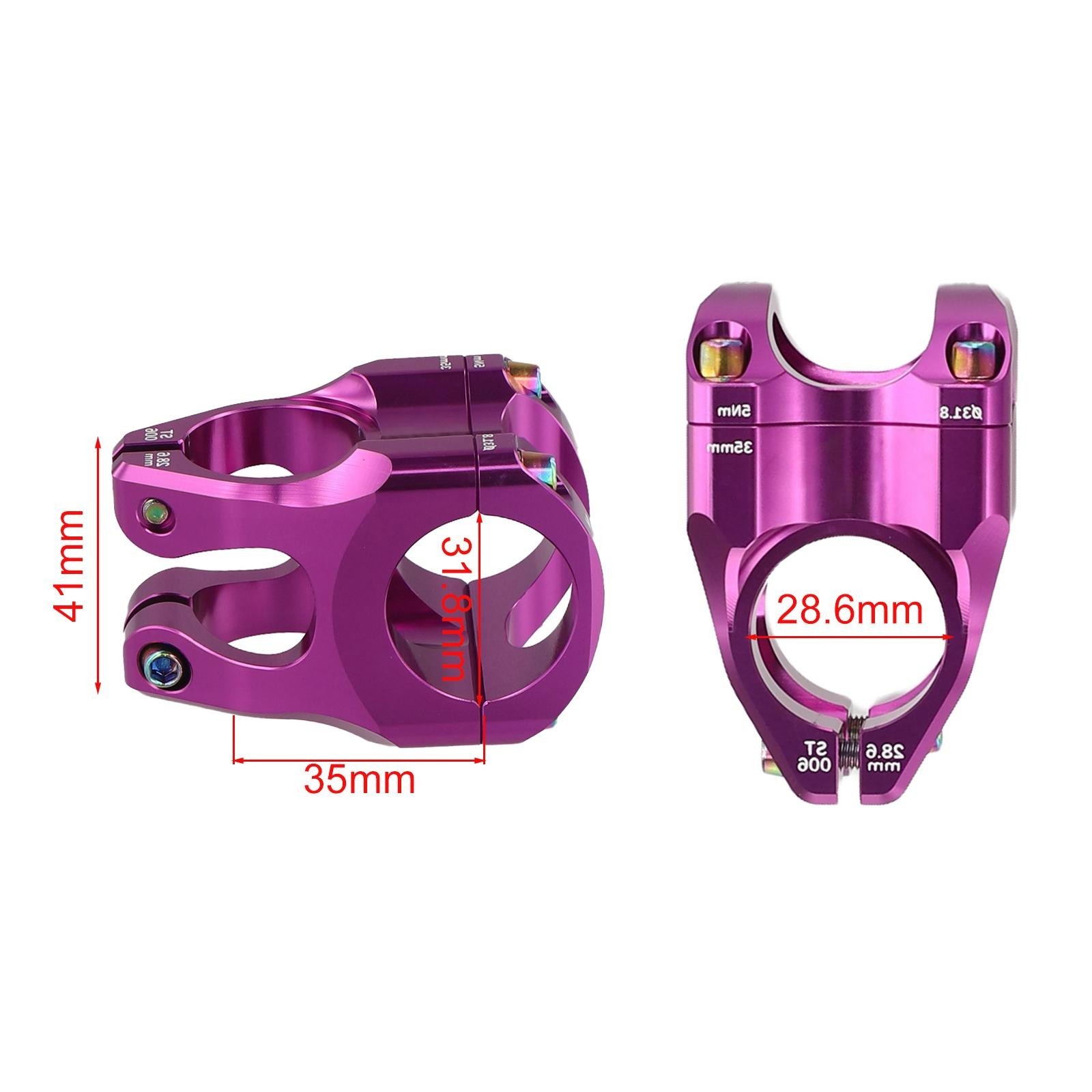 Mirror Polished DH AMEnduro CNC Bicycle Stem for Mountain Bikes 31 8mm