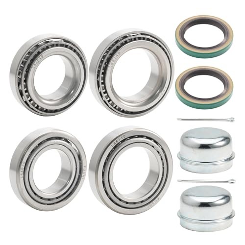 2 Set Fits for 1-3/8» 1-1/16» Axles Trailer Wheel Hub Bearings Kit,