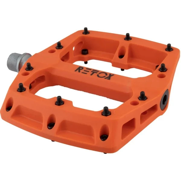 Origin8 BMX Pedals, OLDSCHOOL GT BMX SE 9/16 RETOX SEALED BEARING PC ORANGE SET