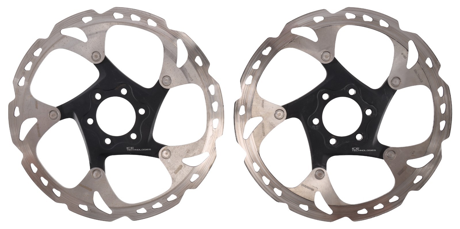 Shimano XT SM-RT86-M Mountain Bike Disc Brake Rotors 180mm 1 PAIR 6 Bolt Enduro