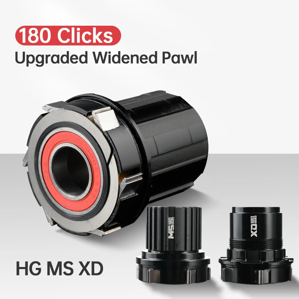 180 Clicks Bicycle Hub 32Holes 6 Bolts Disc Brake for HG XD MS Mountain Bike Hub