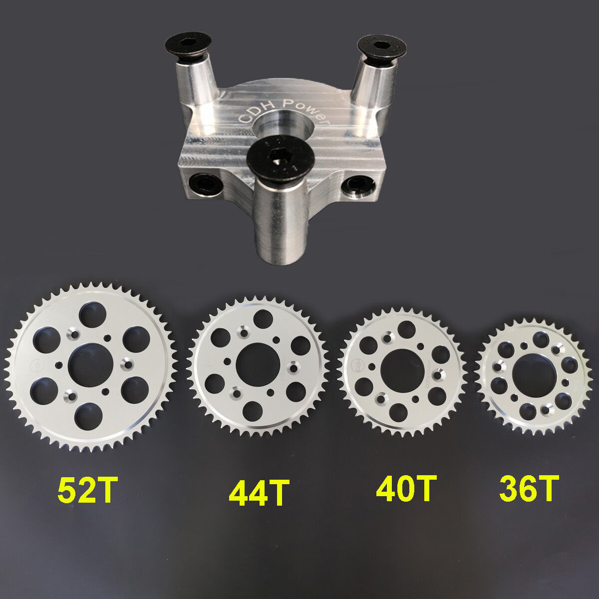 Rear Hub Adapter 1″/1 inch & High Performance CNC Sprocket-Gas Motorized Bicycle