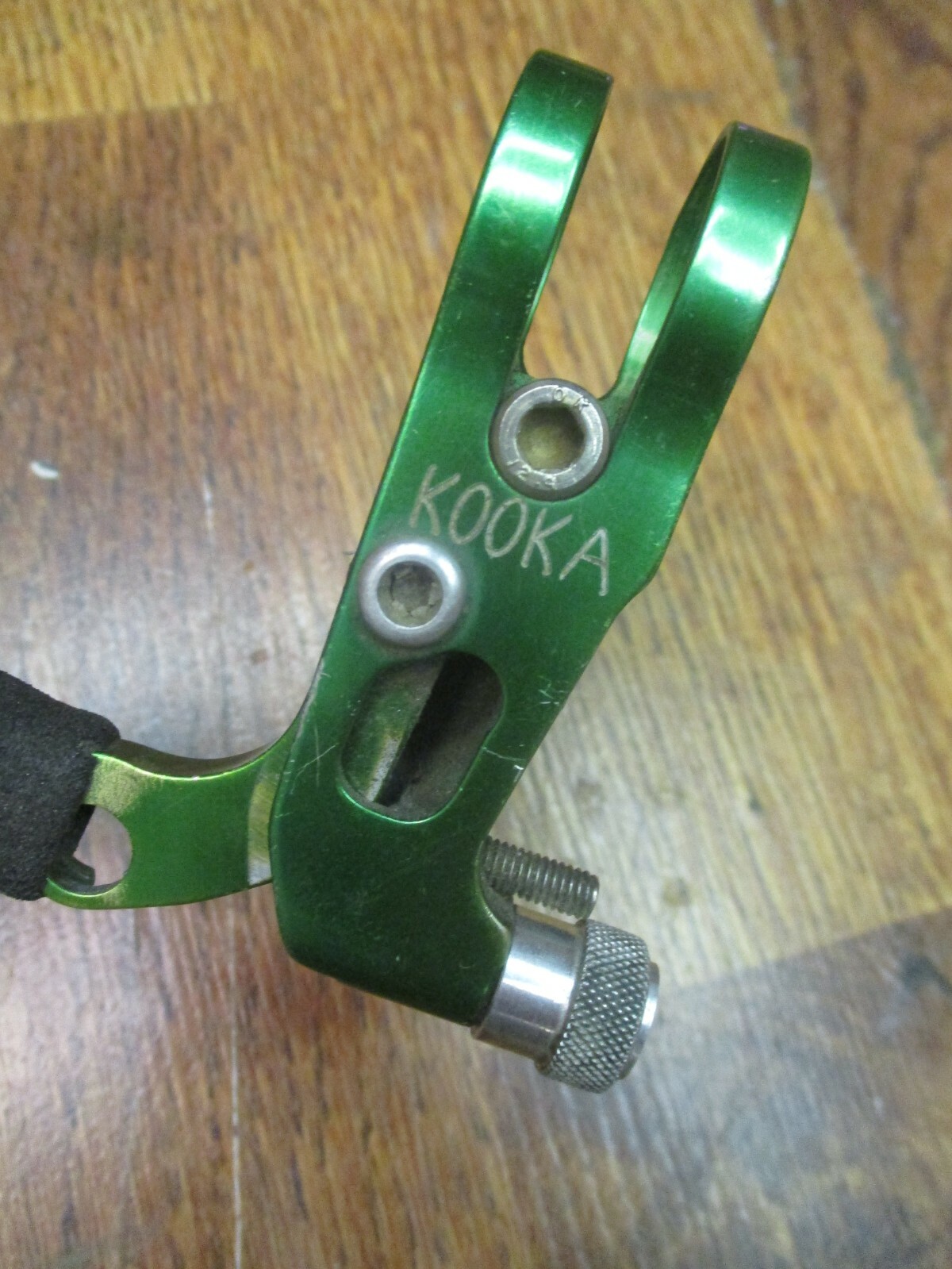 VINTAGE KOOKA RIGHT MOUNTAIN BIKE BRAKE LEVER SET – GREEN ANODIZED