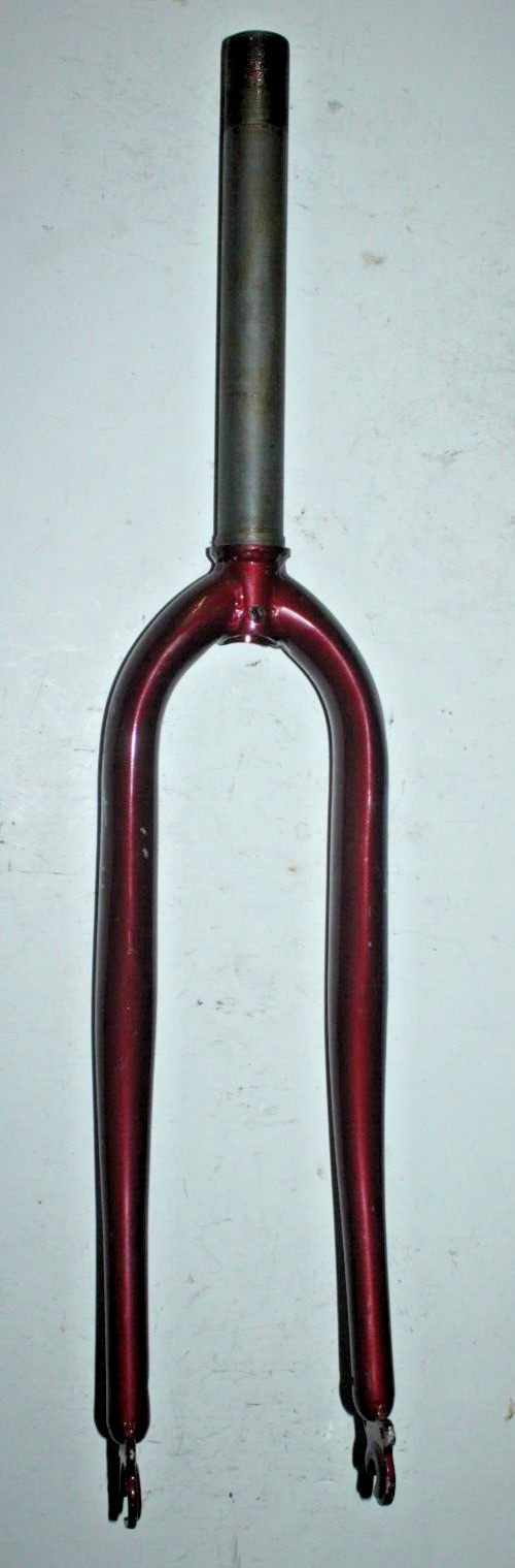 Vintage Fuji Touring Road Bike Fork 11/8″ Threaded 225mm 1050g Steel USA Ship