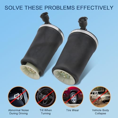 Rear Air Spring Suspension Kit Compatible with 1992-2011 Mercury Grand