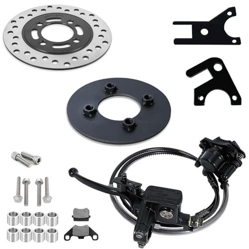 Drum to Disc Brake Conversion Kit for Coleman Mini Bike 63mm Caliper 160mm Rotor