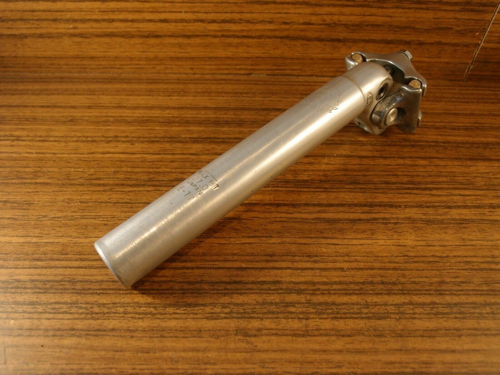 1977 road bike plain seatpost SR Royal 27 mm VIA Japan