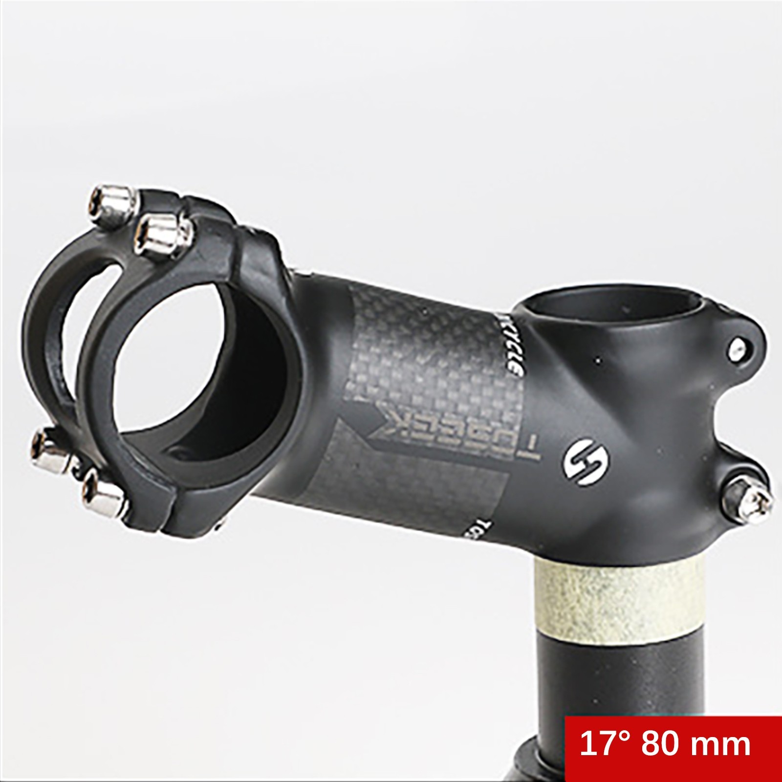 6°/17° Carbon Fiber Bicycle Stem MTB Cycling Aluminum Road Bike Handle Bar Stem