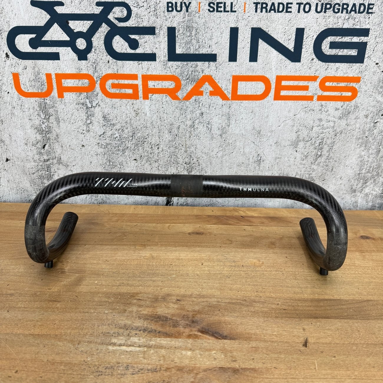 Light Wear! THM Ulna 38/40cm Carbon 31.8mm Road Bike Drop Bar Handlebar 164g