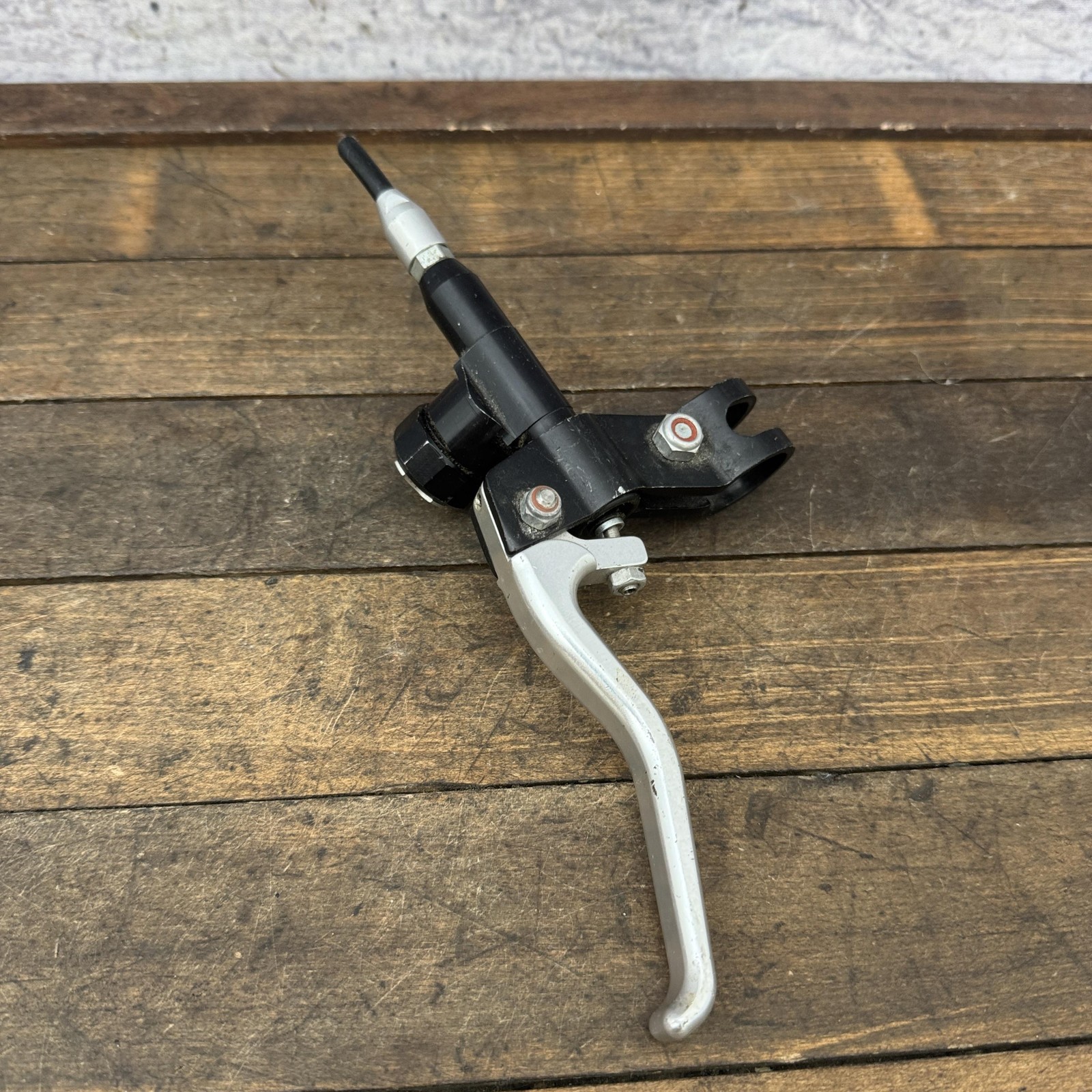 Vintage Hope Hydraulic Rim Brake Lever Black Silver 2-Finger TPA Dial Trials Par