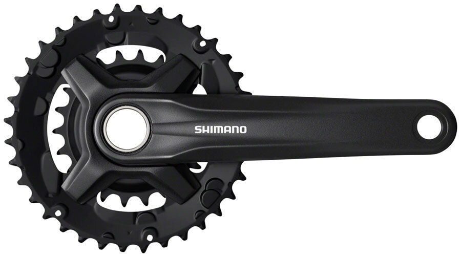 Shimano FC-MT210-B2 Crankset – 175mm, 9-Speed, 36/22t, Riveted, 51.8mm