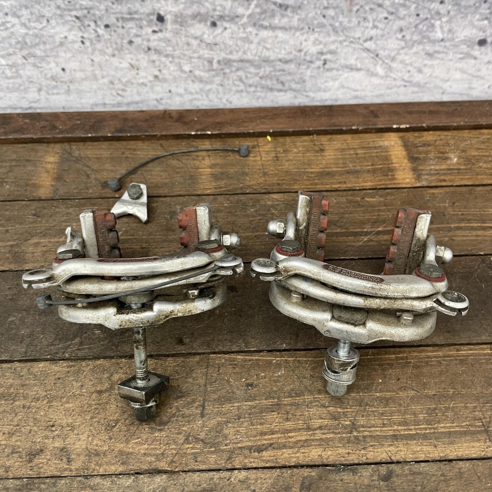 Vintage Weinmann Vainqueur 999 610 Center Pull Brake Calipers Set Pair Road Bike