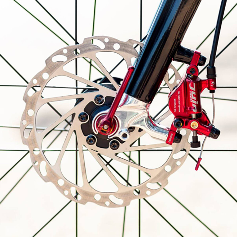 JUIN TECH R1 Hydraulic Road CX Disc Brake set 160mm w/ Rotor (Front+Rear),Black