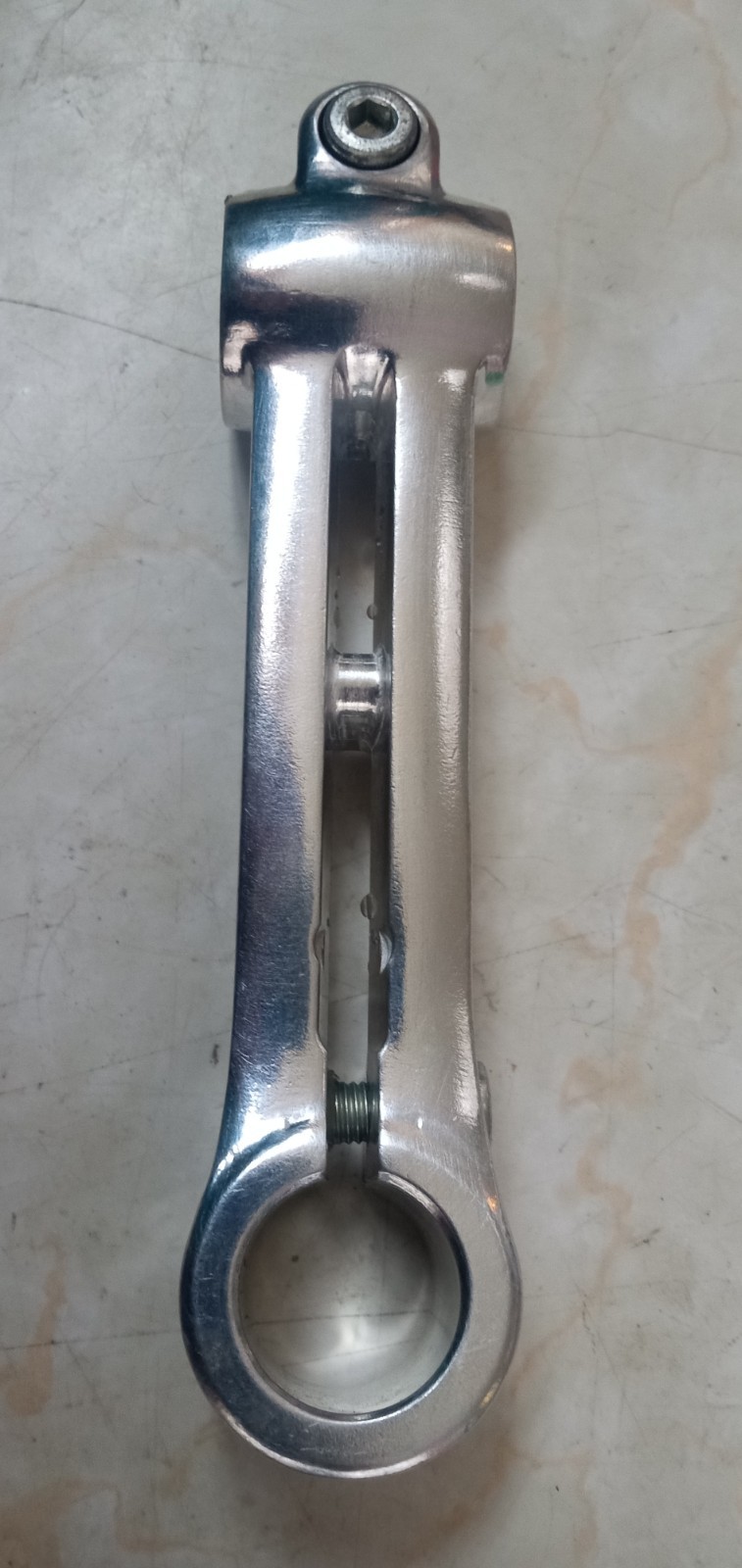NOS vintage SAKAE I-BEAM MTB STEM 130MM 1-1/8 threadless 25.4MM Silver Japan