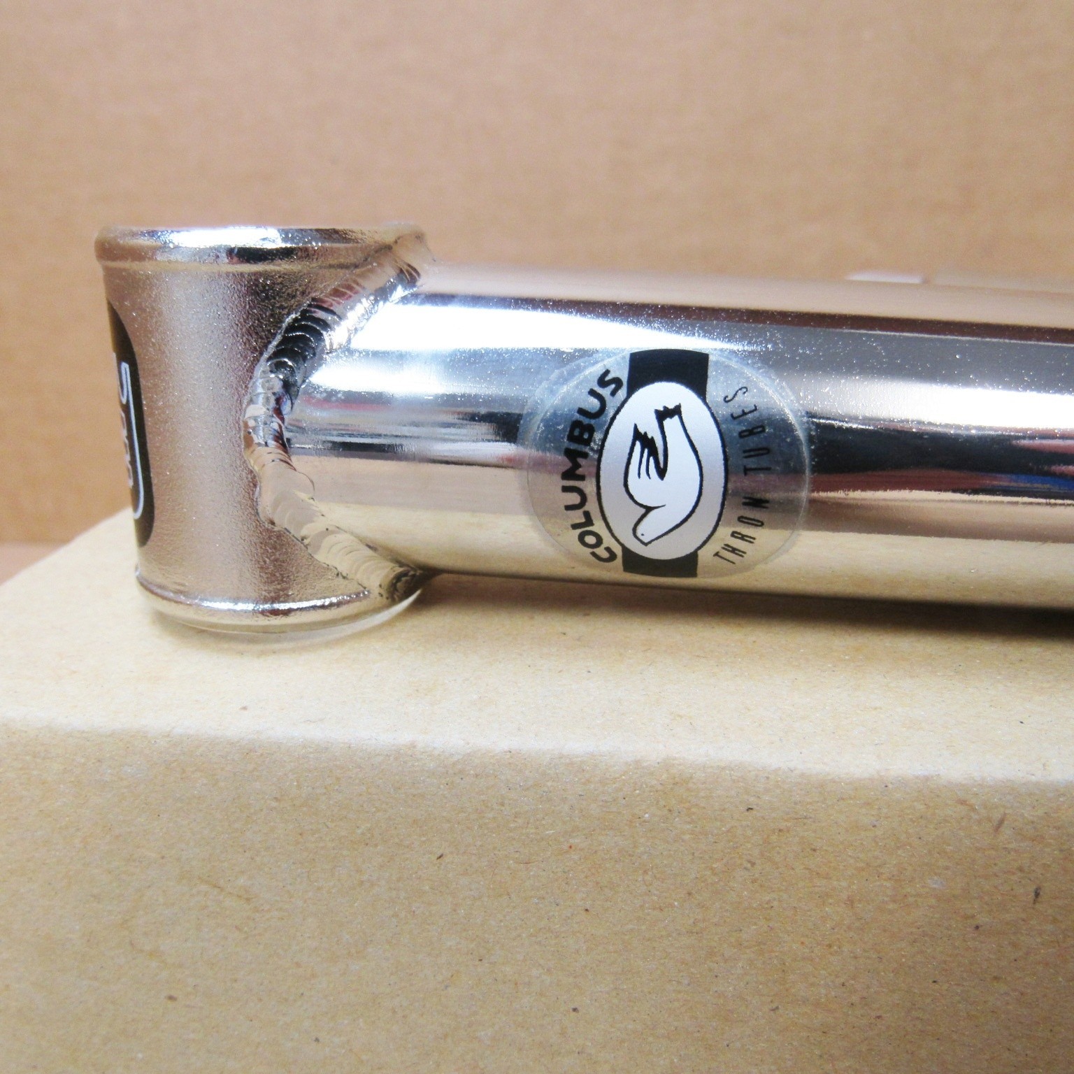 New-Old-Stock 3T Chromix Corsa Plus Quill Stem (115mm) w/Columbus Branded Tubing