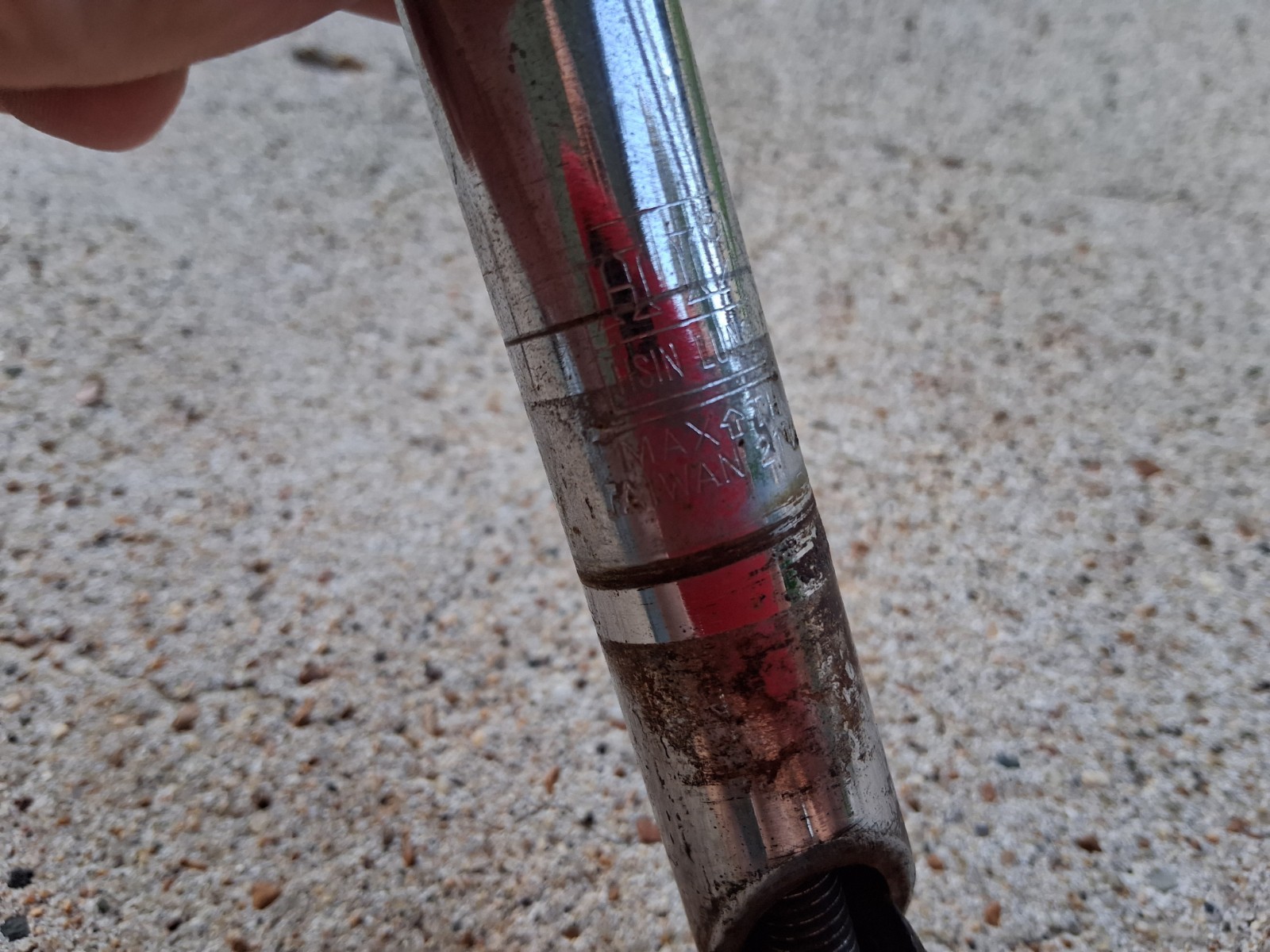Old School Bmx Stem Stamp Forged, Survivor used condition 21.1mm