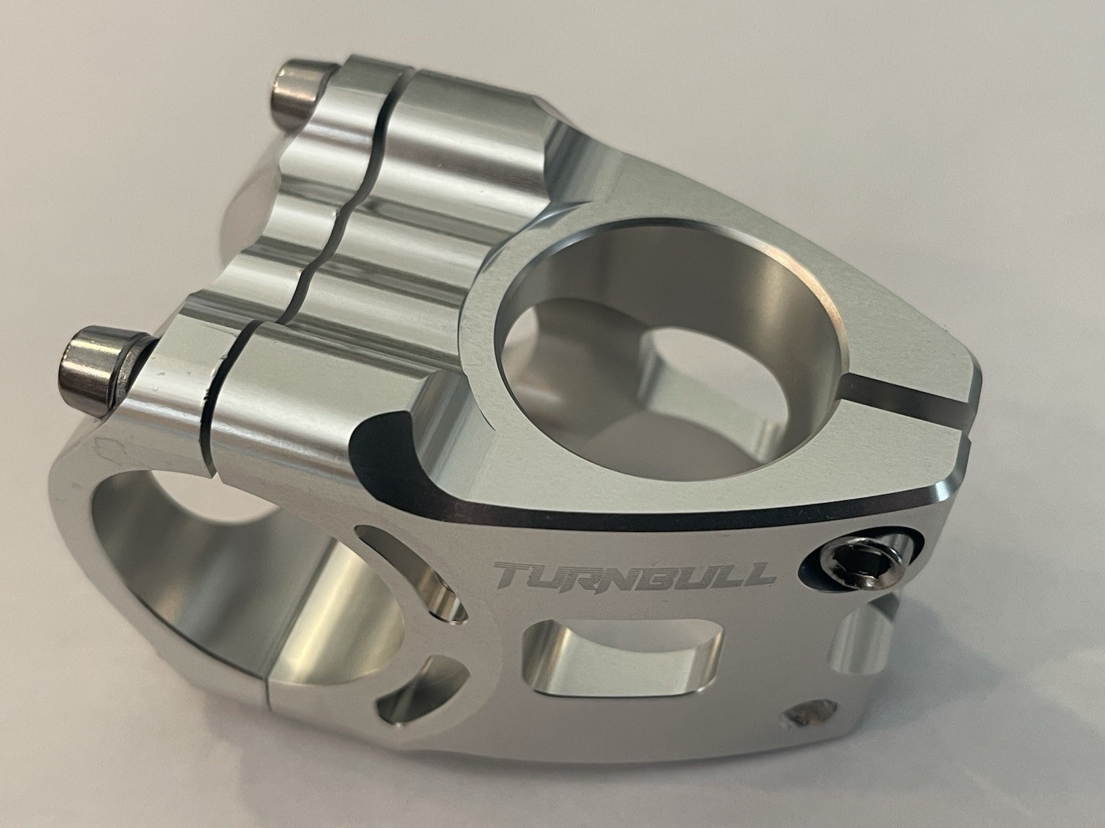 Turnbull CNC’d Billet MTB Stem 31.8MM/35MM 0° Silver Heavy Duty