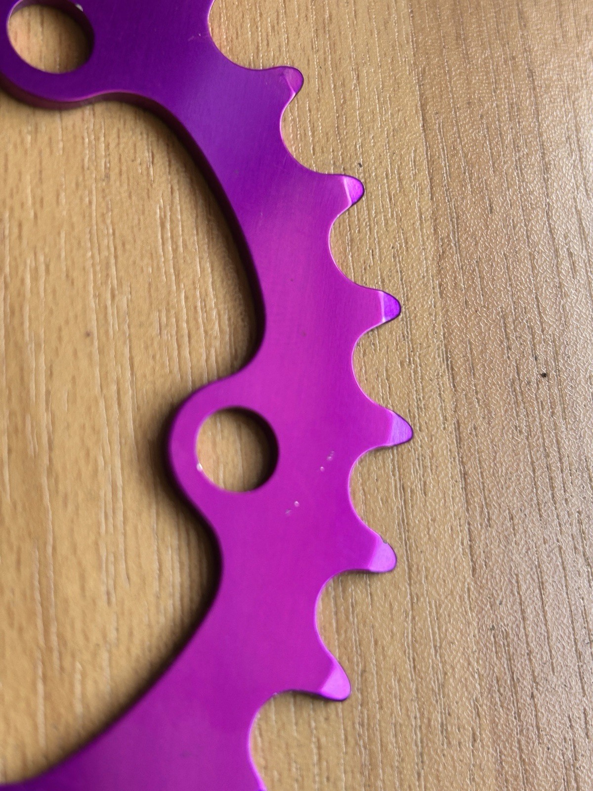 NOS Vintage Kooka 26T Chainring 74 BCD 3DV Purple 90s MTB CNC Grafton Cook Bros