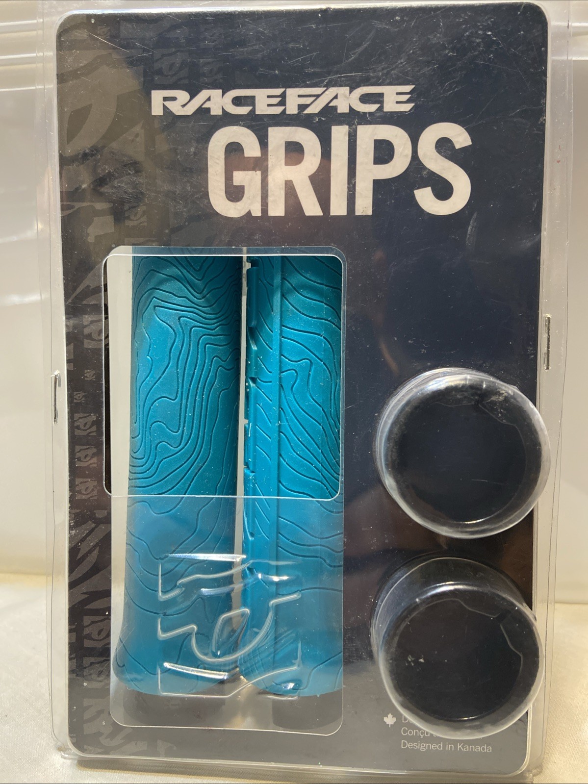 Race Face Half Nelson Lock-On Grips Turquoise AC990065