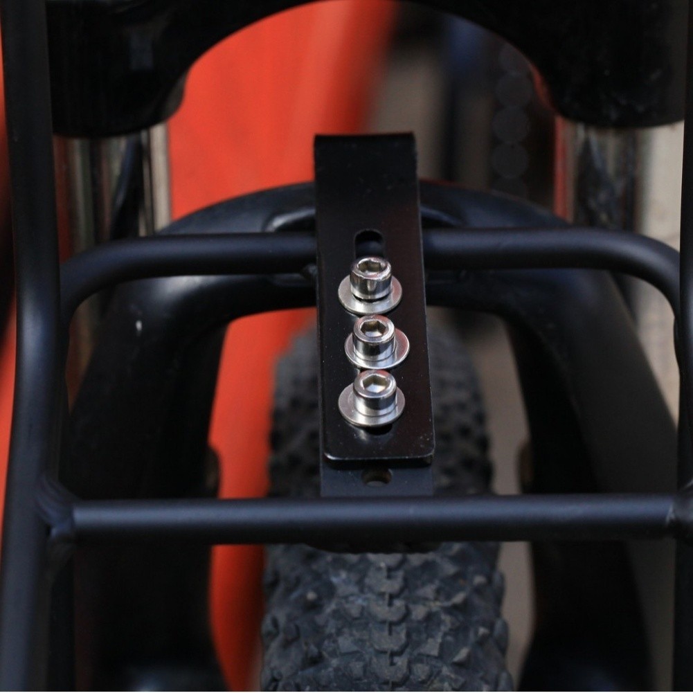 Aluminum Front Rack for For mountain Bike Fork Mount 20.5 cm x 13 cm x 34.5 cm