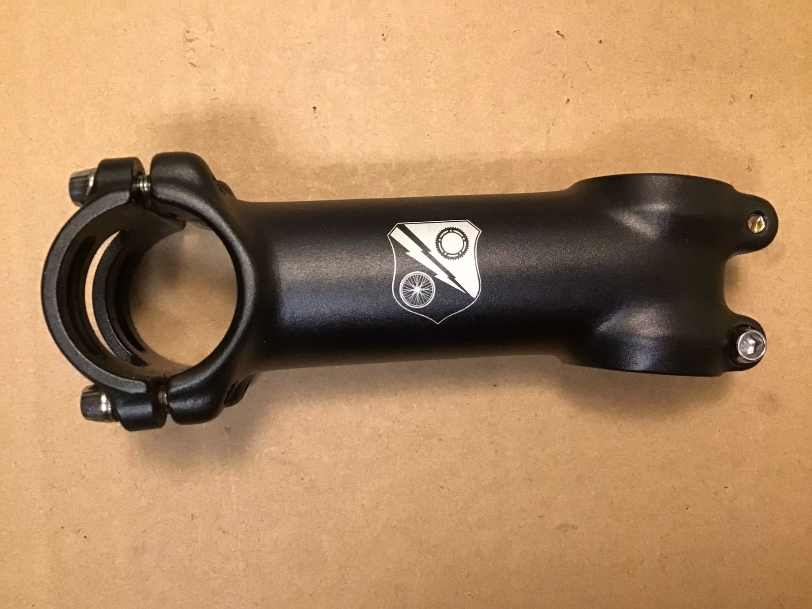 Charge Road Bike Stem Black 100mm 31.8 Clamp Threadless