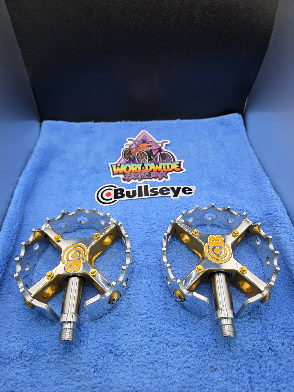 BULLSEYE 🎯 X WORLDWIDE NEW Collab Pedals Limited Edition BMX Se Bikes Hutch GT